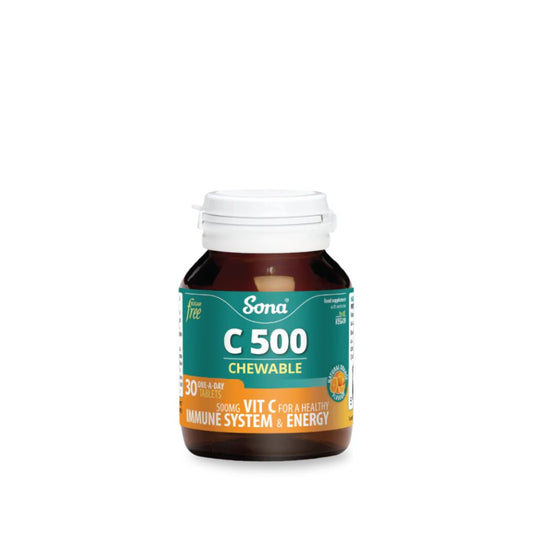 Sona Vitamin C 500mg 30 Chewable Tablets