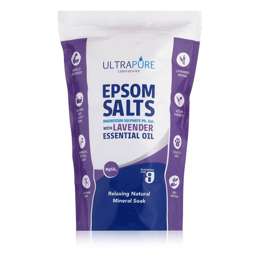 Epsom Salts infused with Lavender Essential Oil