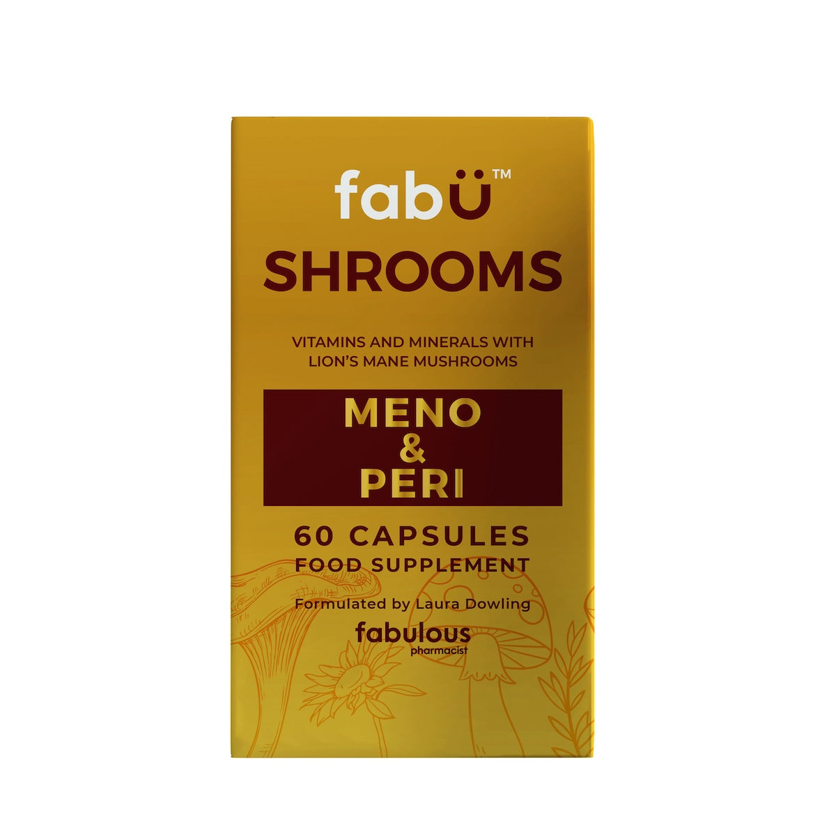 FabU Shrooms Meno & Peri 60 Capsules
