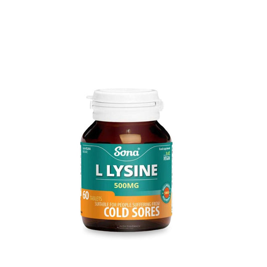 Sona L-Lysine 500mg 60 Tablets