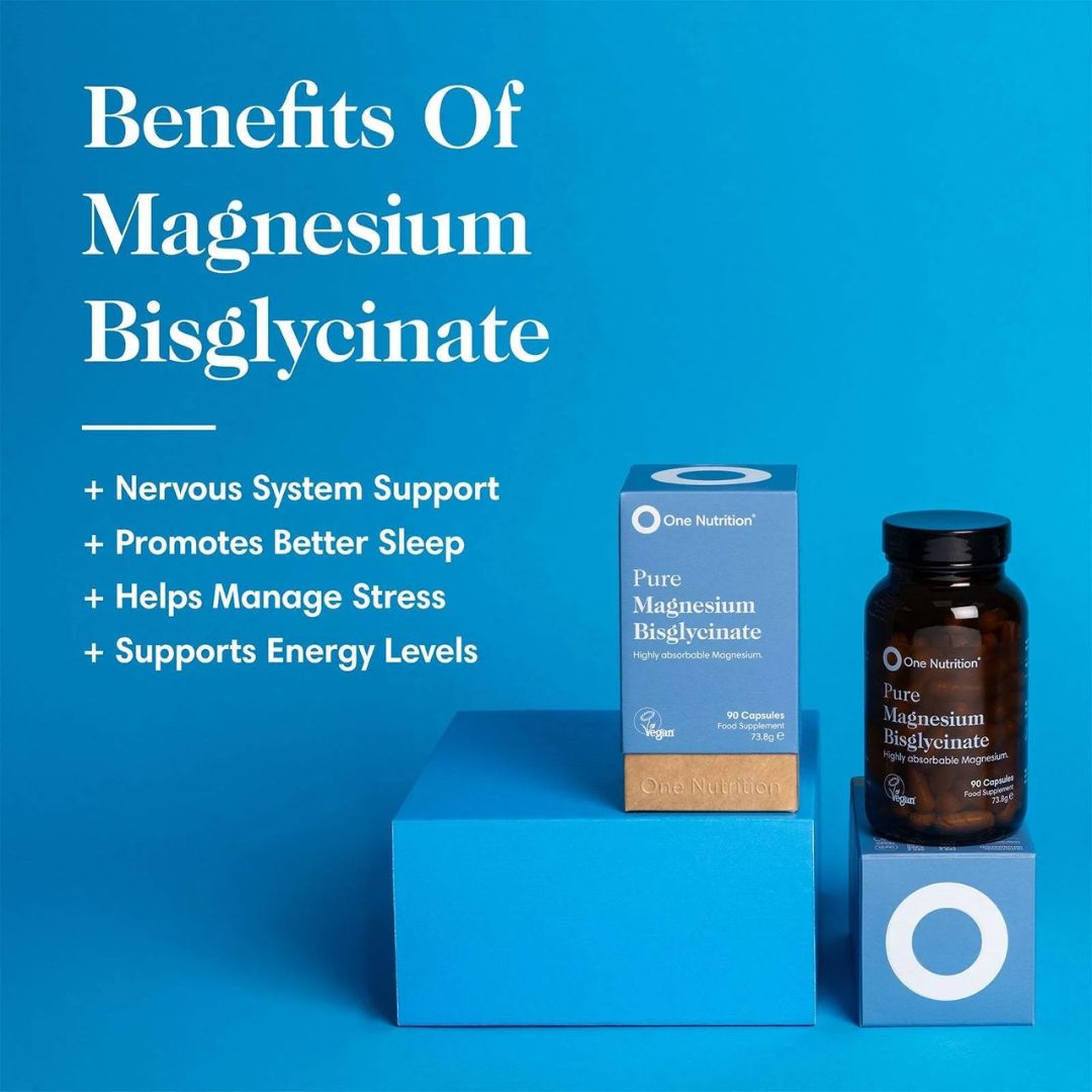 One Nutrition Pure Magnesium Bisglycinate 90 Caps