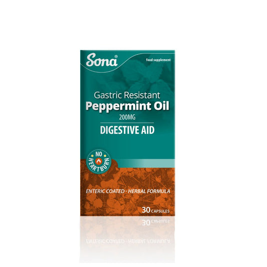 Sona Peppermint Oil Gastric Resistant 30 Caps