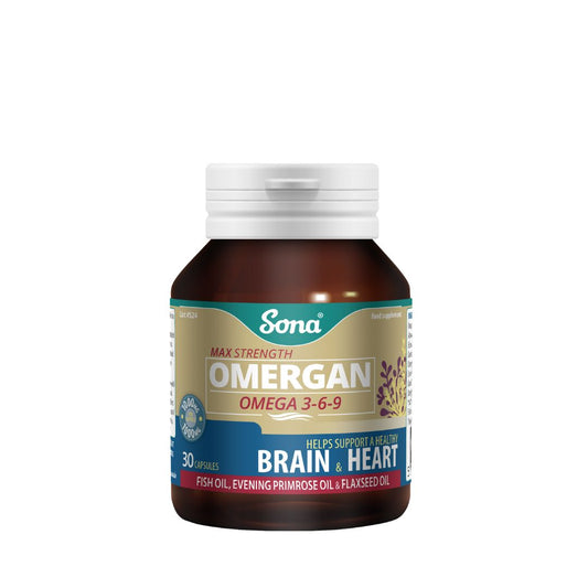 Sona Omergan - Omega 3-6-9 30 Capsules